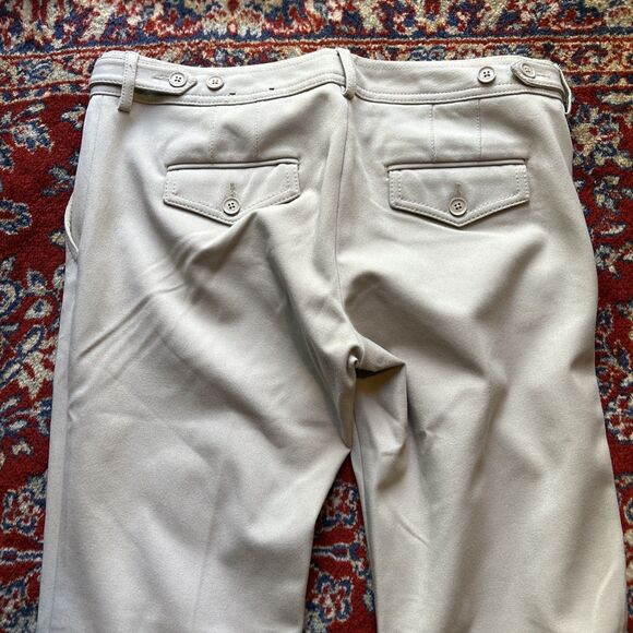 Express Columnist Women's Pant Size 6R Brown Flare Leg Low Rise Stretch - Picture 6 of 7